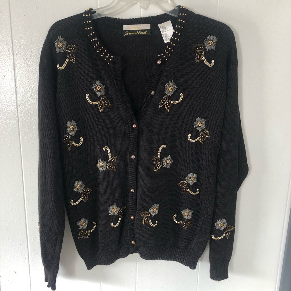 3/$15: Dana Scott Holiday Sweater Cardigan